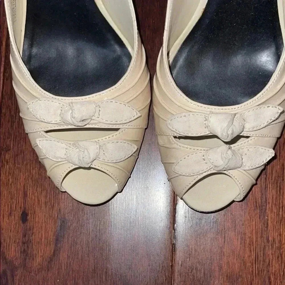 Franco Sarto Patten Leather Slingback Heels - Picture 3 of 9